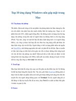 Top 10 ứng dụng Windows nên góp mặt trong Mac ppt