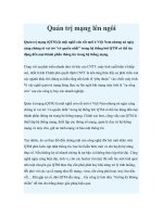 Quản trị mạng lên ngôi ppt