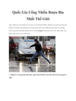 Quốc Gia Uống Nhiều Rượu Bia Nhất Thế Giới ppt