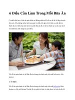 6 Điều Cần Làm Trong Mỗi Bữa Ăn potx