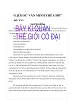 Đề tài: Lịch sử văn minh thế giới potx