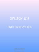 SHARE POINT 2010 pot