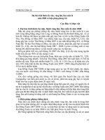 Dự báo tình hình rầy nâu, vàng lùn, lùn xoắn lá năm 2008 và biện pháp phòng trừ Cục Bảo vệ thực vật pptx