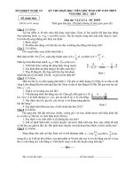 Đề thi học sinh giỏi tỉnh Nghệ An năm 2013 môn lý 12 GDTX potx