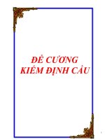 Đề cương kiểm định cầu pptx