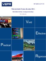 Nhìn lại kinh tế toàn cầu năm 2011: Khó khăn tích lũy và tương lai ảm đạm ppt
