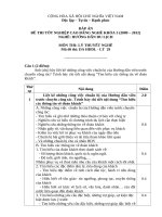 đáp án đề thi tốt nghiệp cao đẳng nghề hướng dẫn du lịch môn thi lý thuyết nghề mã đề thi hddl - lt (29)