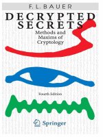 decrypted secrets - methods & maxims of cryptology, 4th, revised & extended ed.