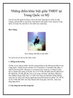 Những điểm khác biệt giữa TMĐT tại Trung Quốc và Mỹ potx