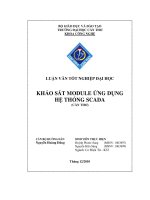 khảo sát module ứng dụng hệ thống scada