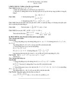 Đề Thi Thử Đại Học Khối A, A1, B, D Toán 2013 - Phần 23 - Đề 19 pptx