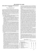 DEPARTMENT OF LABOR EMPLOYMENT AND TRAINING ADMINISTRATION ppt