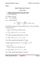 Đồ án Học phần Máy công cụ pot