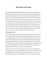 Sản xuất rau an toàn pot