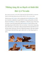 Những tảng đá sa thạch có hình thù thú vị ở Nevada docx