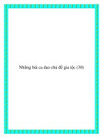 Những bài ca dao chủ đề họ tộc chọn lọc potx