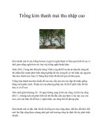 Trồng kim thanh mai thu nhập cao potx