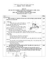 đáp án đề thi lí thuyết tốt nghiệp khóa 2 - điện công nghiệp - mã đề thi mã đề thi dcn - lt (43)
