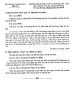 Đề thi Ngữ Văn K12 HKII 2011 - 2012