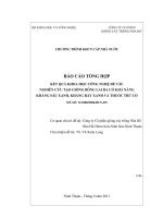 nghiên cứu tạo giống bông lai ba có khả năng kháng sâu xanh, kháng rầy xanh và thuốc trừ cỏ