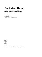 nucleation theory and applications