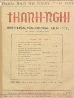 tạp chí thanh nghị số (105)