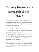 Tư tưởng Bauhaus và xu hướng thiết kế web Phần 3 docx