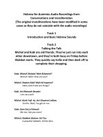 10 hebrew for dummies booklet