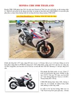 Honda CBR 150R Thailand, Moto nhập khẩu đẹp ở Việt Nam