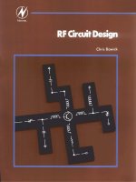 bowick, c. (1997). rf circuit design