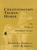 creationism's trojan horse the wedge of intelligent design