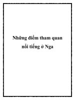 Những điểm tham quan nổi tiếng ở Nga potx