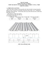 thuyết minh đồ án thép 2