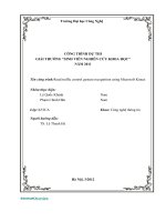 Road traffic control gesture recognition using Microsoft Kinect