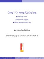 Các phương pháp năng lượng