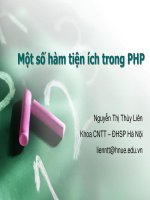 Một số hàm tiện ích trong PHP