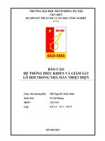 Báo cáo hệ thống điều khiển và giám sát lò hơi trong nhà máy nhiệt điện