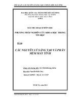 tiểu luận các nguyên lý sáng tạo và phần mềm máy tính