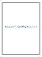 Làm quen trực tuyến những điều cần lưu ý docx