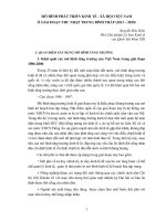 Mô hình phát triển kinh tế - xã hội Việt nam ở giai đoạn thu nhập trung mình thấp (2012 - 2020)