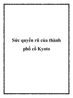 Sức quyến rũ của thành phố cổ Kyoto potx
