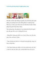 Cách hóa giải khi phòng bé nghịch phong thủy pptx