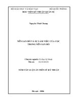Nền san hô và sự làm việc của cọc trong nền san hô