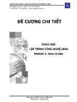 Luận văn: Thực tập lập trình game dựa trên công nghệ java module