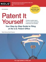 patent it yourself, your step-by-step guide to filing at the u.s. patent office 15th (2011)