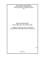 Nghiên cứu thiết kế, chế tạo ứng dụng thử nghiệm bộ giàn khoan địa chất biển nông