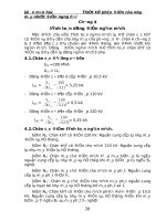 thiết kế phần điện của nhà máy nhiệt điện ngưng hơi