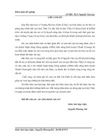 Phân tích tình hình cho vay và sử dụng vốn vay của các hộ nông dântại chi nhánh Ngân hàng Nông nghiệp & Phát triển nông thônhuyện Thanh Chương, tỉnh Nghệ An