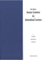 03 korean grammar for international learners
