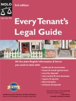 every tenant's legal guide 3rd (2002)
